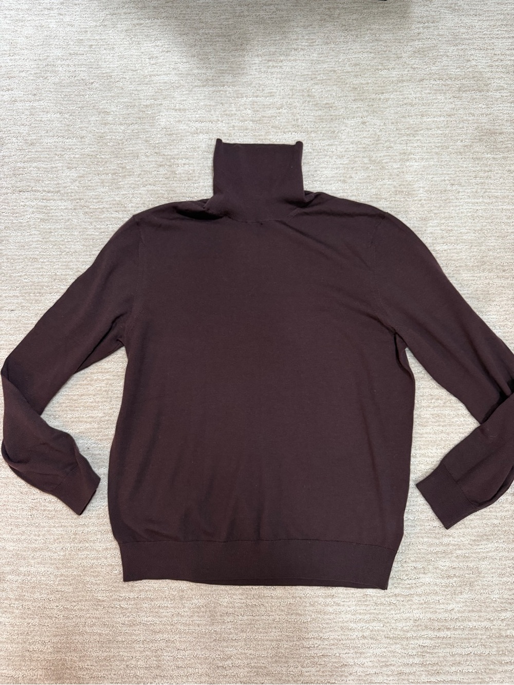 Autograph Fine Merino Wool Turtleneck Sweater - Deep Brown
